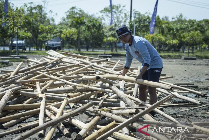 TNI AL selesaikan pembongkaran pagar laut di Tangerang