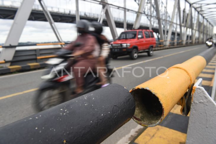 Lalu lintas di Jembatan Mahakam Samarinda sementara akan ditutup