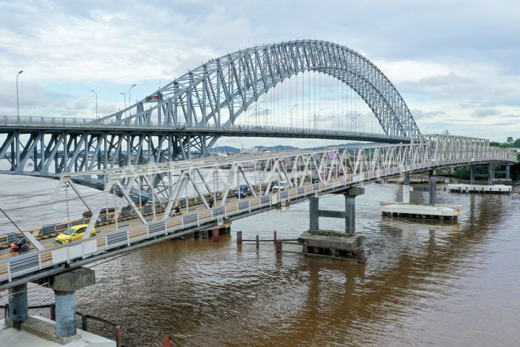 Lalu lintas di Jembatan Mahakam Samarinda sementara akan ditutup