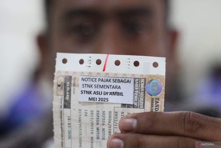 Notifikasi khusus SKPD kendaraan bermotor