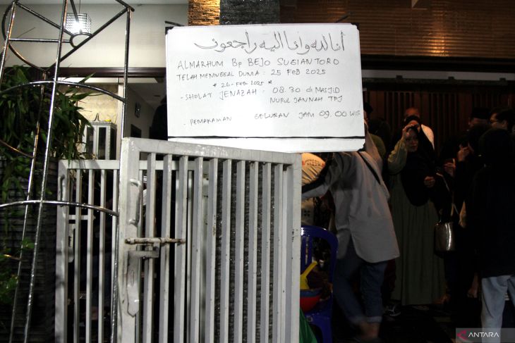 Bejo Sugiantoro meninggal dunia