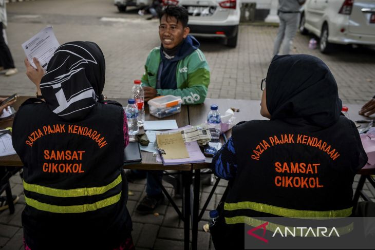 Operasi gabungan pajak kendaraan bermotor di Kota Tangerang