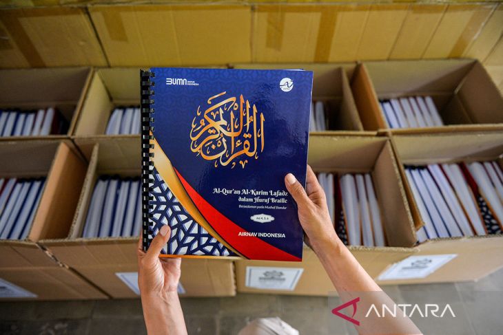 Produksi Al Quran Braille di Bandung