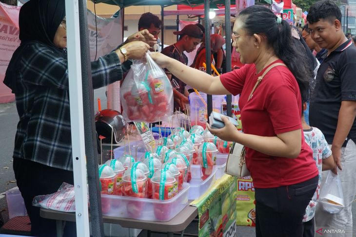 Pasar takjil di Tulungagung