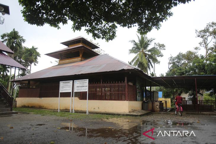 FOTO - Situs cagar budaya Masjid Bueng Sidom di Aceh besar