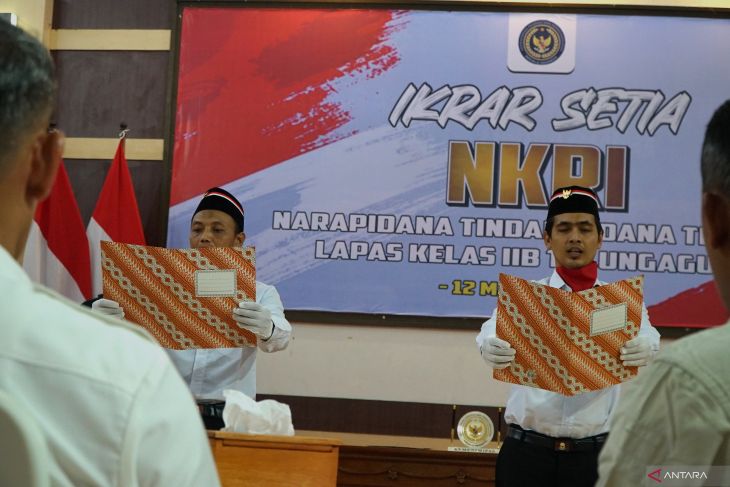 Ikrar Setia NKRI Napiter di LP Tulungagung