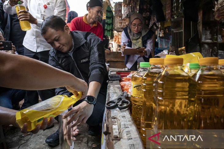 Sidak takaran Minyakita di Kota Cimahi