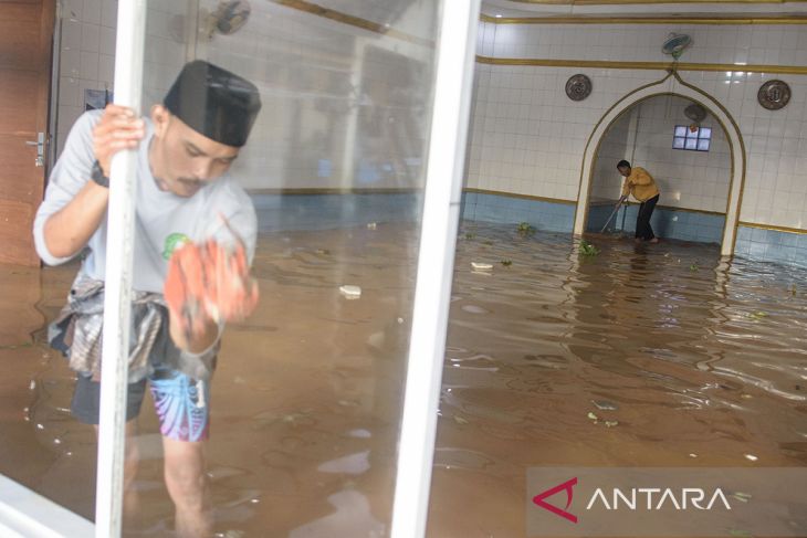 Dampak Banjir di Cimanggung Sumedang