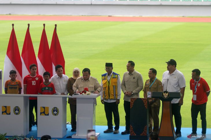Presiden resmikan 17 Stadion di Indonesia