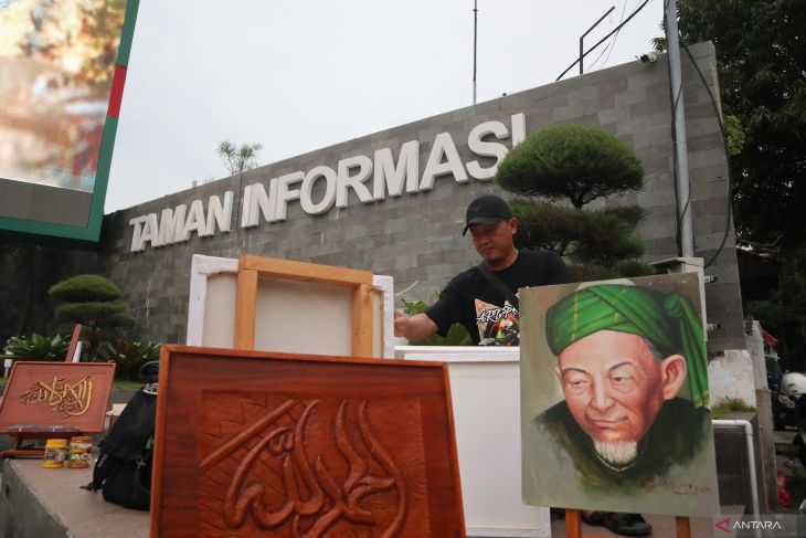 Melukis on the spot di Jombang