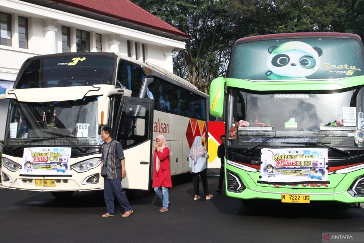 Pemberangkatan mudik gratis di Malang