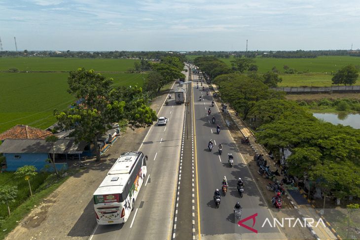 Puncak arus mudik di Pantura
