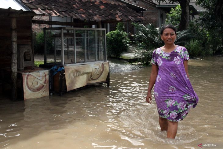 Dampak banjir di Ngawi