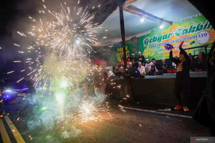 Semarak gebyar takbir sambut Idul Fitri di Malang