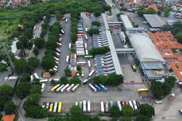 Puncak arus balik di Terminal Purabaya