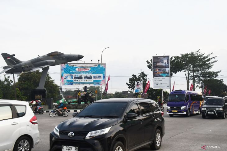 Arus balik H+5 Lebaran di Madiun