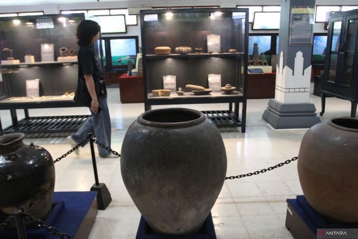 Koleksi museum Majapahit di Trowulan
