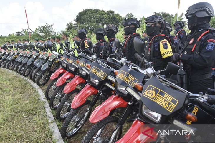 Gelar pasukan pengamanan PSU Pilkada Tasikmalaya