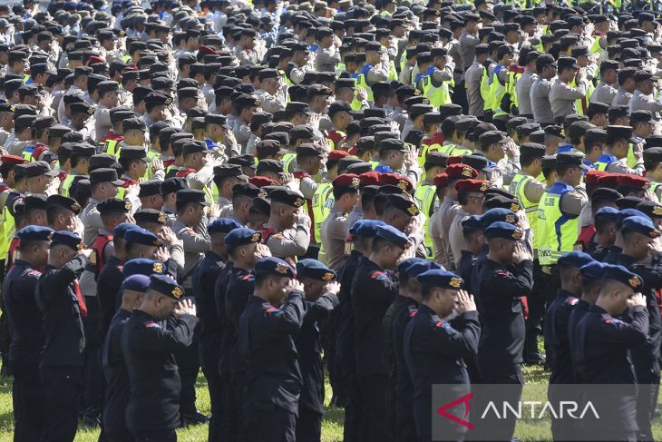 Gelar pasukan pengamanan PSU Pilkada Tasikmalaya