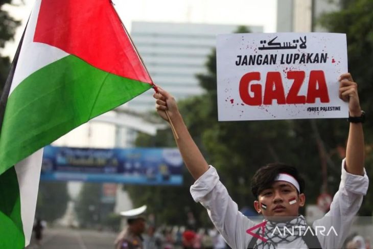 Aksi damai bela Palestina bentuk solidaritas dukungan terhadap rakyat Palestina