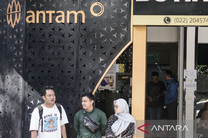 Tren pembelian emas Antam di Bandung