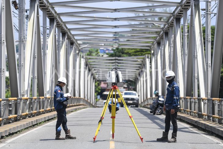 Jembatan Mahakam I jalani uji dinamis dan geometrik