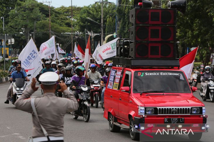 FOTO - Aksi May Day di Banda Aceh