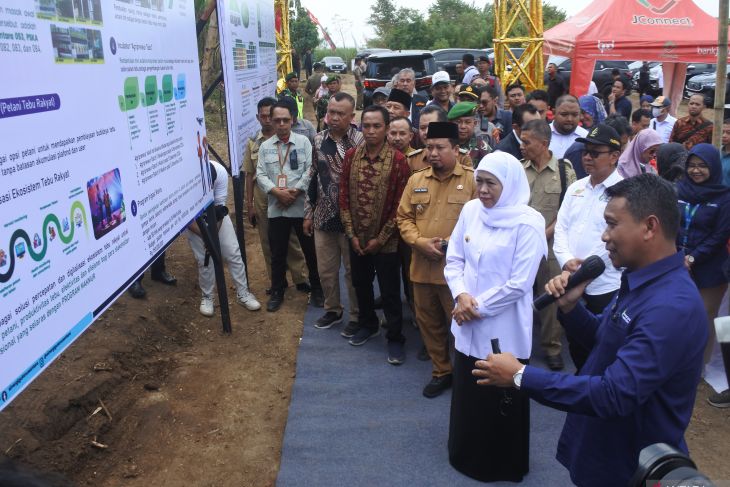 Gubernur Jawa Timur meluncurkan KUR petani tebu
