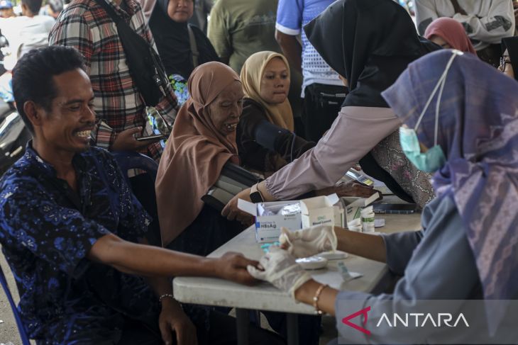 Realisasi peserta program cek kesehatan gratis