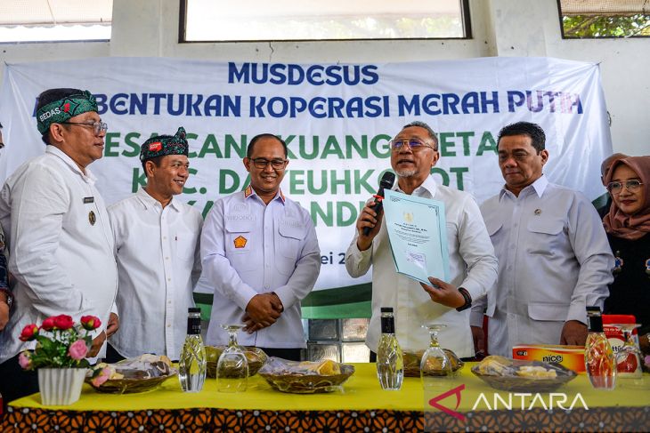 Kunjungan Menko Bidang Pangan di Kabupaten Bandung