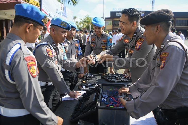 Polresta Samarinda lakukan pemeriksaan senjata api