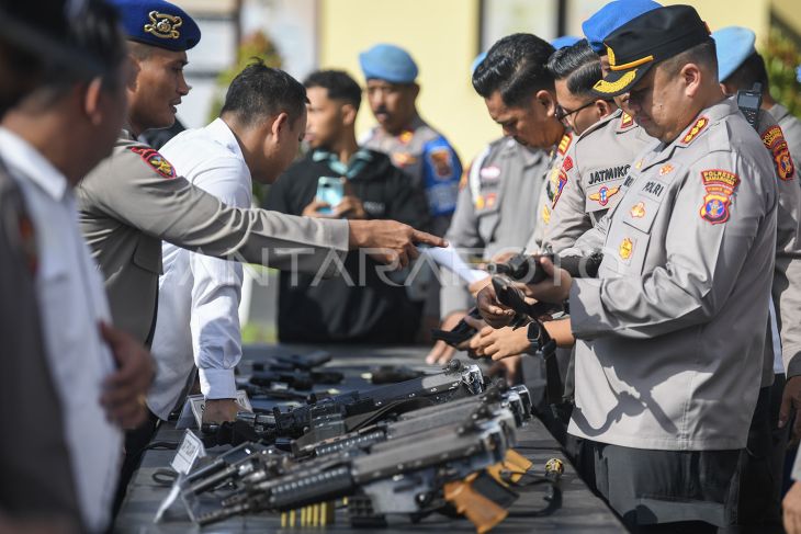 Polresta Samarinda lakukan pemeriksaan senjata api