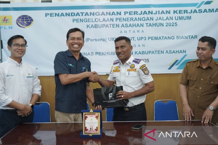 Dishub Asahan dan PT PLN lakukan kerjasama pengelolaan PJU