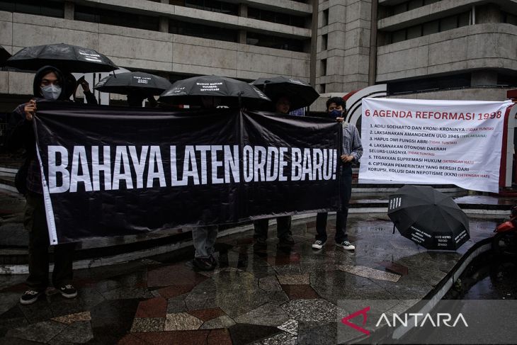 Aksi 27 tahun reformasi di Bandung