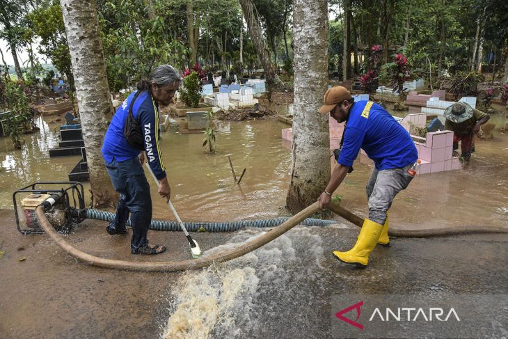 Banjir di Ciamis berangsur surut