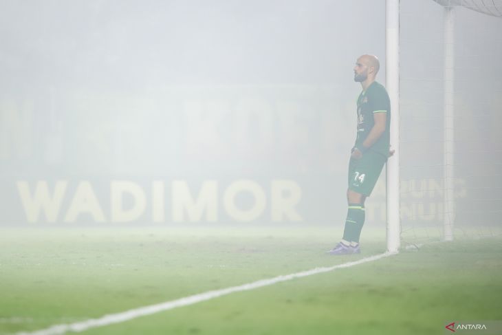 Aksi suporter Persebaya Surabaya