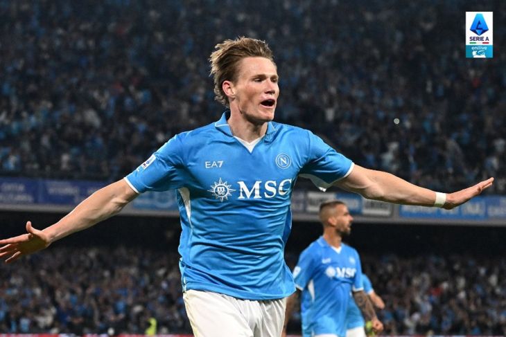 Napoli segel gelar juara Liga Italia, Inter Milan posisi kedua