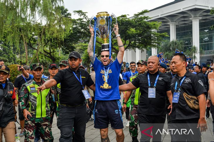 Perayaan Persib juara Liga 1