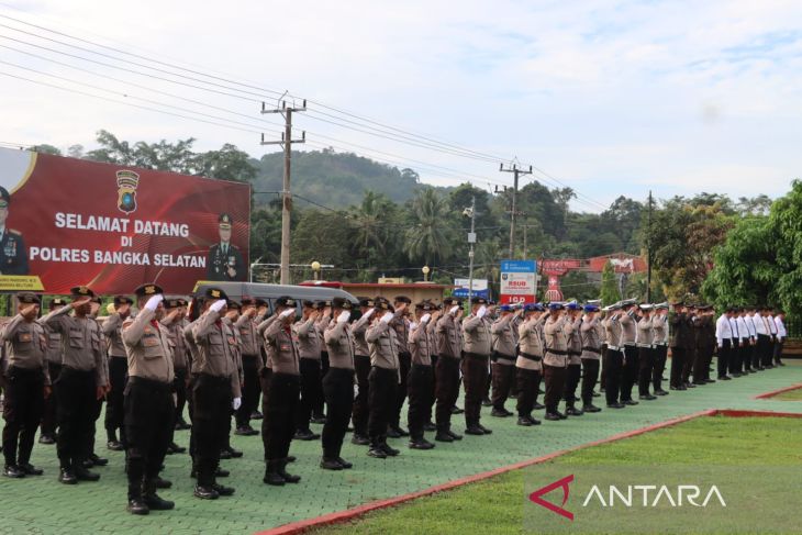 Kapolres Bangka Selatan pimpin upacara Hari Lahir Pancasila