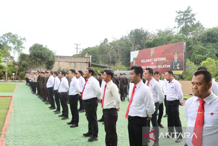 Kapolres Bangka Selatan pimpin upacara Hari Lahir Pancasila