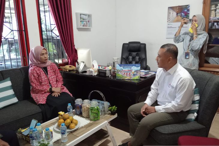 GM PLN Bangka Belitung  kunjungi Kantor Berita Antara Babel