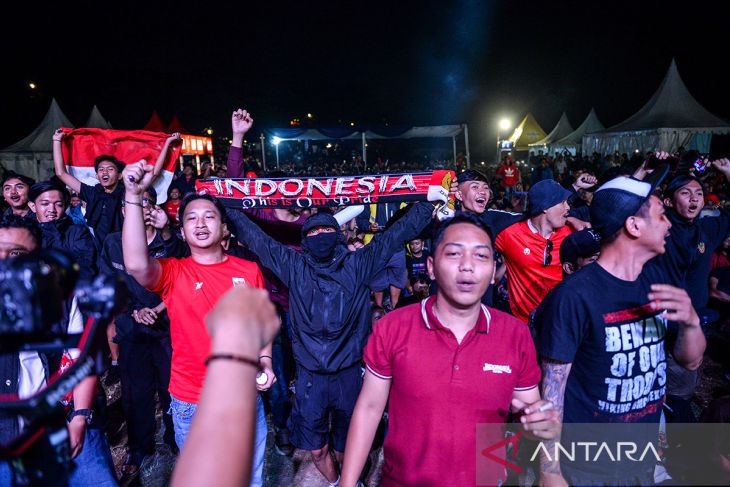 Nonton bareng Timnas Indonesia di Bandung