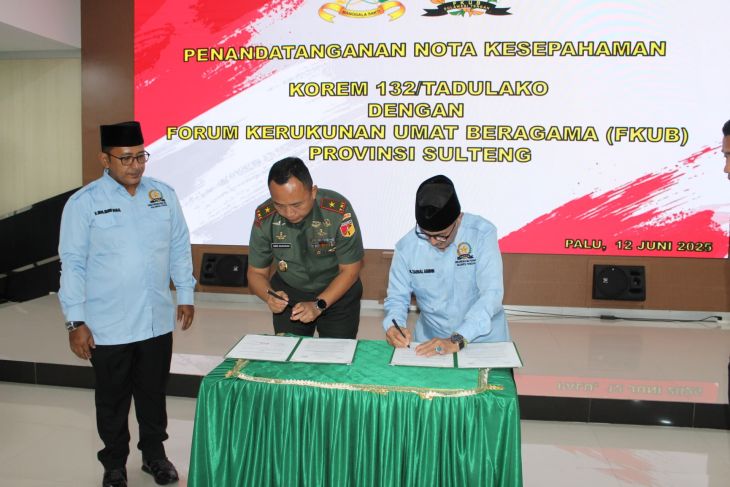 FKUB Sulteng dan Korem Tadulako kerja sama tingkatkan kualitas kerukunan