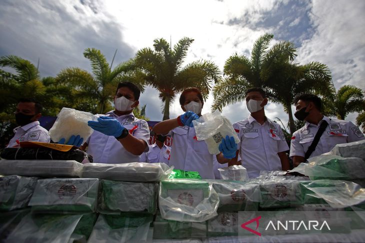 FOTO - Pemusnahan narkotika di Aceh