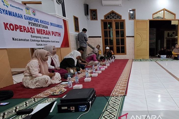 Diskopukmdag: 194 koperasi merah putih di Aceh Besar berbadan hukum