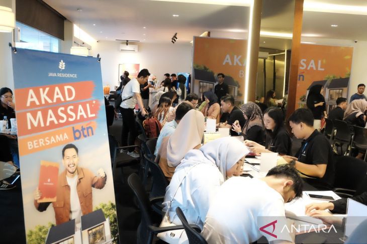 Pengembang hunian Sidoarjo laksanakan akad massal bersama BTN