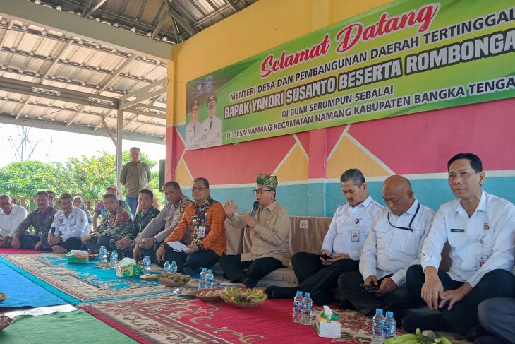 Mendes PDT resmikan Koperasi Merah Putih di Desa Namang