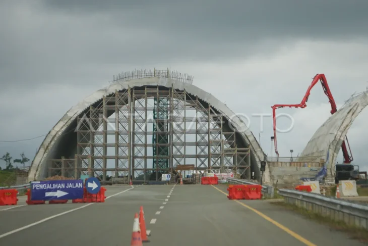 Pembangunan jembatan satwa di jalan tol IKN