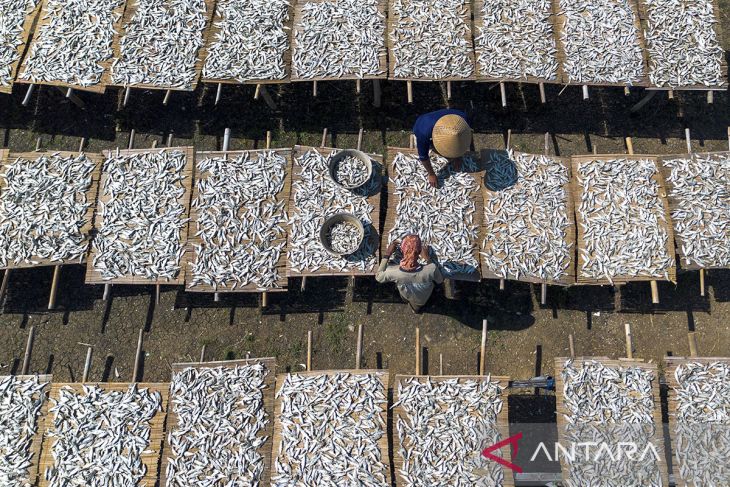 Produksi ikan kering terkendala cuaca