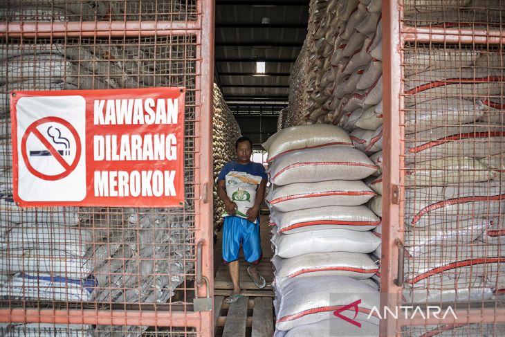 Stok beras Indonesia tembus 4,2 juta ton